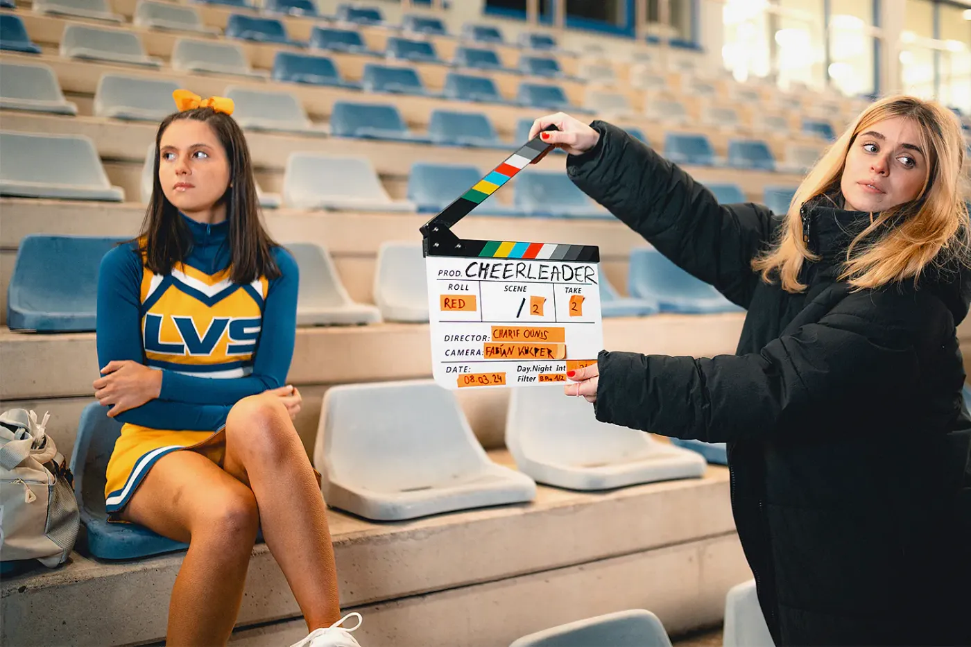 "Cheerleader", IAF Abschlussfilm, Showreel-Szene, Standbild